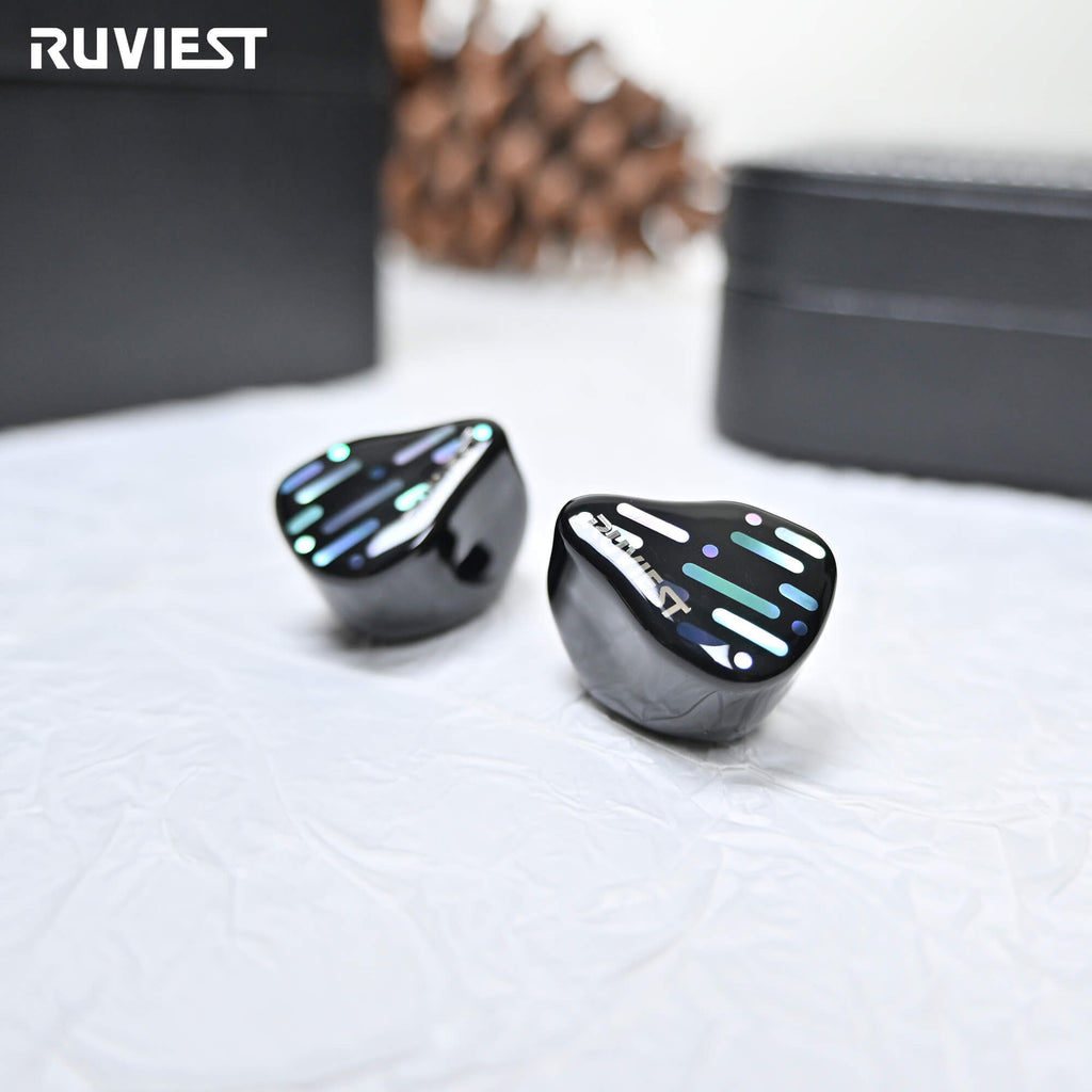 RUVIEST Nyx Hybrid HIFI In–Ear Monitor with 2 Dynamic + 4 Balanced Armature + 2 Planar magnetic Drivers