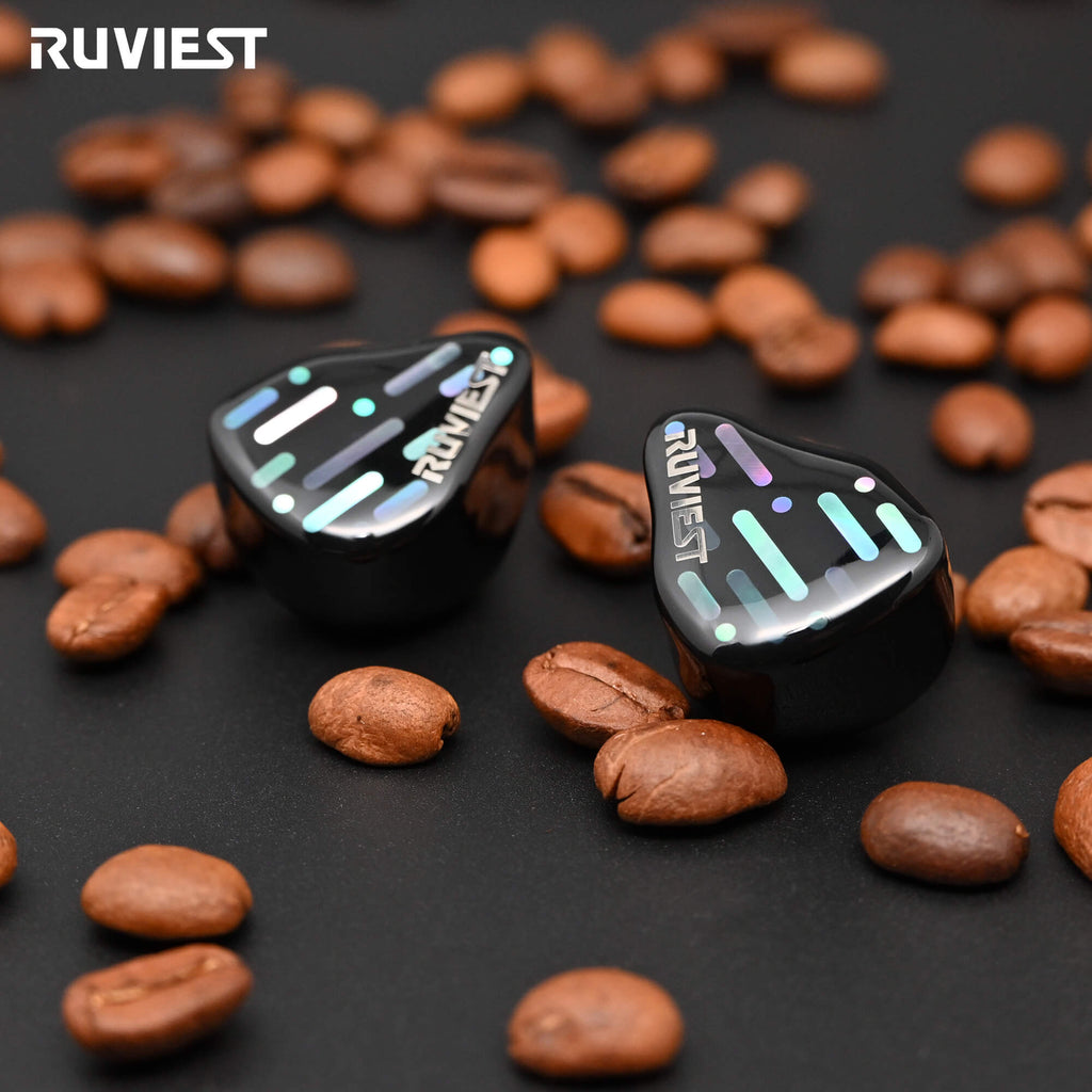 RUVIEST Nyx Hybrid HIFI In–Ear Monitor with 2 Dynamic + 4 Balanced Armature + 2 Planar magnetic Drivers