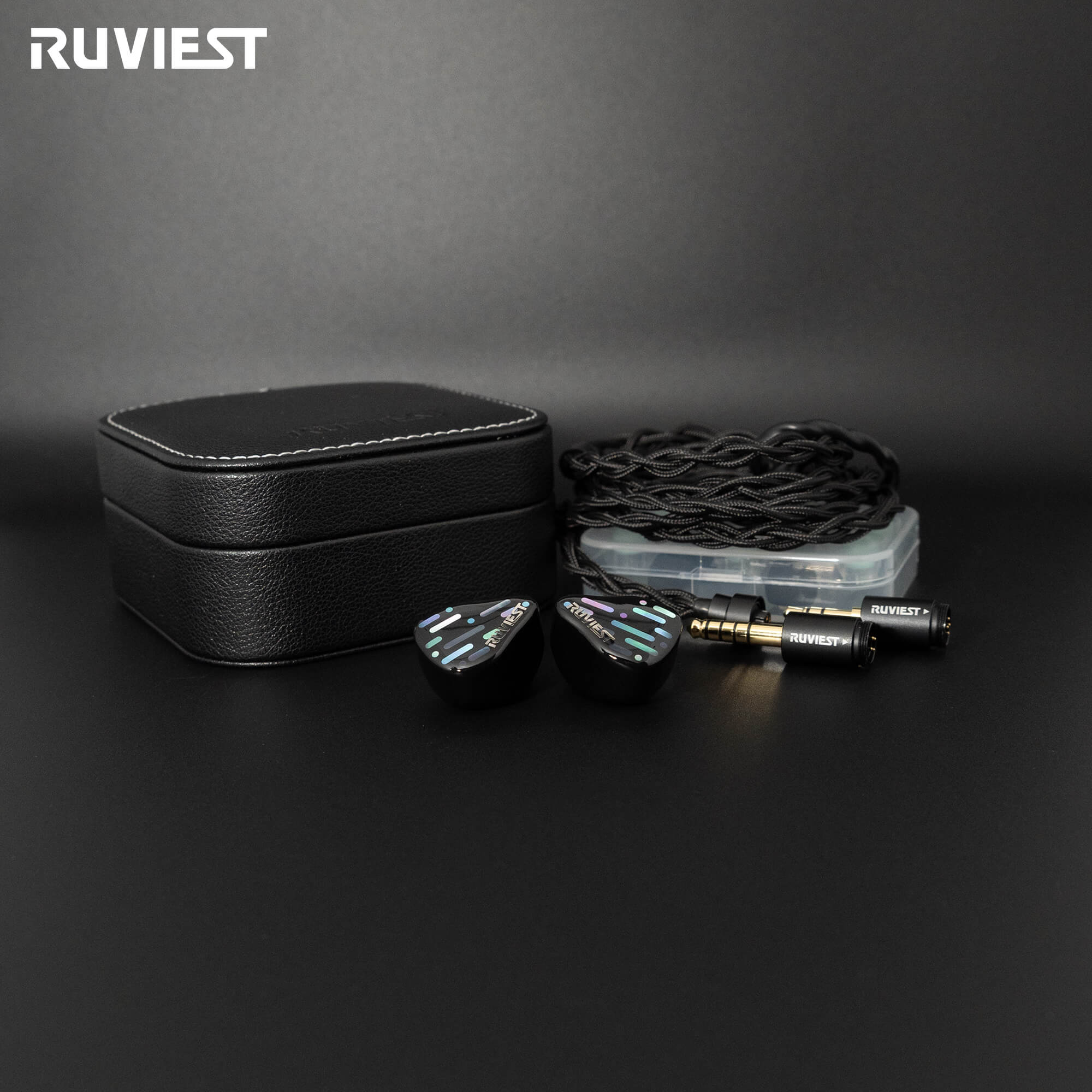 RUVIEST Nyx Hybrid HIFI In–Ear Monitor with 2 Dynamic + 4 Balanced Armature + 2 Planar magnetic Drivers