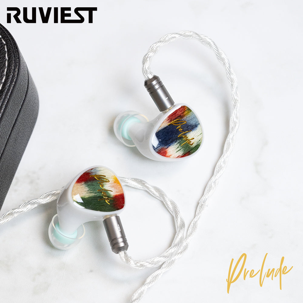 RUVIEST Prelude 1 Dynamic + 6 Balanced Armature Hybrid HIFI In–Ear Monitor