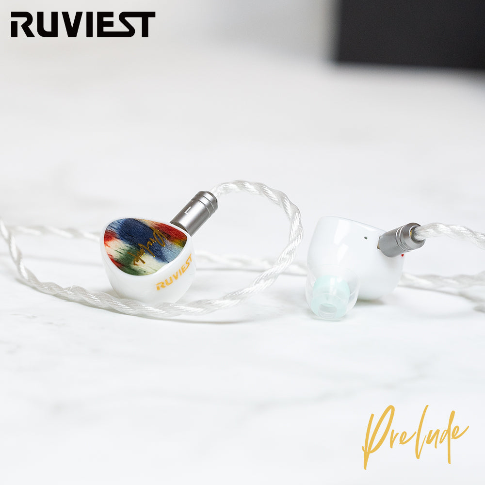 RUVIEST Prelude 1 Dynamic + 6 Balanced Armature Hybrid HIFI In–Ear Monitor