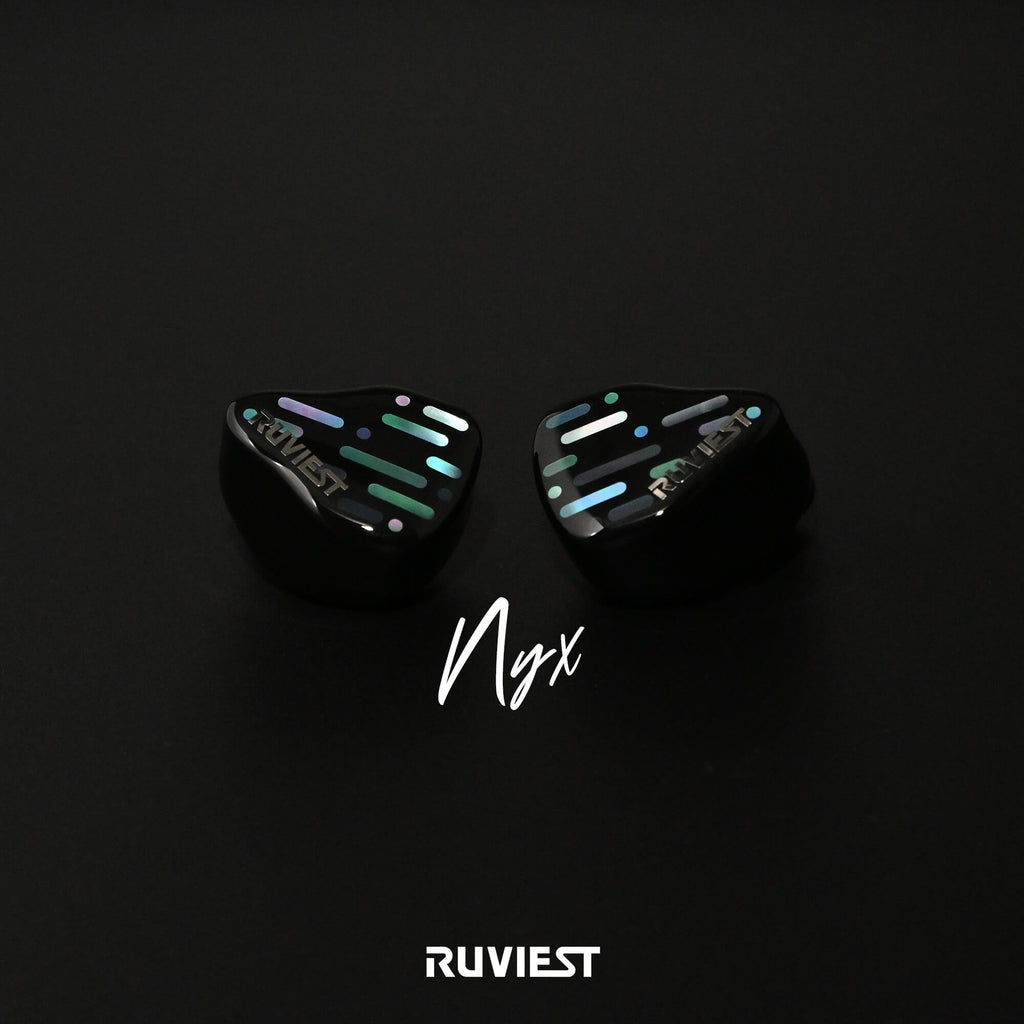 RUVIEST Nyx Hybrid HIFI In–Ear Monitor with 2 Dynamic + 4 Balanced Armature + 2 Planar magnetic Drivers
